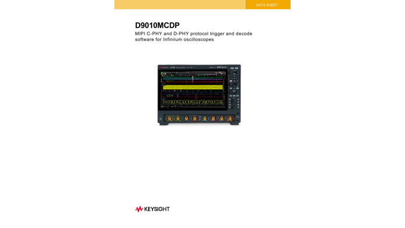 D9110MCDP MIPI C-PHY and D-PHY Protocol Trigger and Decode